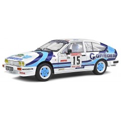 Solido 1802305 Alfa Romeo GTV6 Rally d. Garrigues '86 C.Rigollet/M.Bathelot 1:18