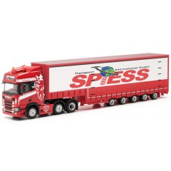 Herpa 317016 Scania CR 20 HD 6x2 V.Sz. 5a Spiess 1:87