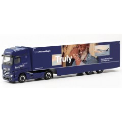 Herpa 317054 Mercedes Benz Actros G. verkl. K.Sz. Lufthansa 1:87