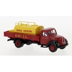 Brekina 42276 Magirus Mercur Pritsche Shell Heizoel mit Aufsatz-Tank 1:87