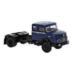 Brekina 81119 Mercedes LS 1620 SZM donkerblauw/zwart 1:87