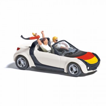 Busch 49308 Smart Roadster "Voetbal Koorts 2024" 1:87