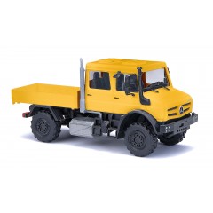 Busch 51080 Mercedes-Benz Unimog U 5023 / Doppelkabine Geel 1:87