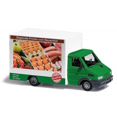 Busch 5428 Verkoopwagen "verse Producten" met binnenverlichting 1:87/H0