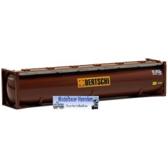 Herpa 40ft. Drucksilocontainer braun Bertschi (Logo neu)