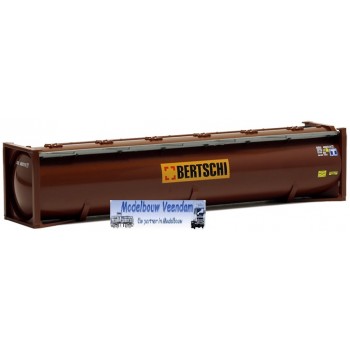 Herpa 40ft. Drucksilocontainer braun Bertschi (Logo neu)