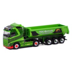 Herpa Volvo GL FH  Carnehl Rundmulden KippAuflieger "Addor Gstaad"