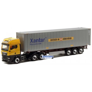 Herpa Exclusief MAN TGX GX 45ft. HighCube ContAufl. Bertschi "Xantar" (CH) 1:87