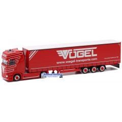 Herpa Scania CS 20 HD vvsp. Megatrailer GardPlAuf. Vögel Transport (A) 1:87