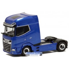 Herpa DAF XG+ Zugm. 2achs vvsp.2fach-Lackierung (blaumetallic plus Klarlack) 1:87