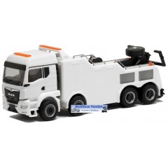 Herpa MAN TGS TM Empl Bison Bergefahrzeug (weiß) 1:87