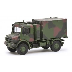 Schuco 26660 Mercedes Benz Unimog 5023 met container 1:87