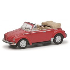 Schuco 26705 VW Kever cabrio, rood 1:87