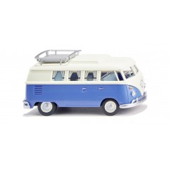 Wiking 079733 VW T1 Campingbus - perlweiß/blau