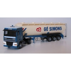 AWM 53033 DAF 95 XF Gé Simons met silo semi"