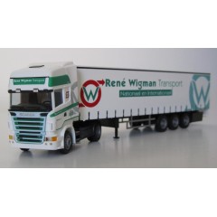 AWM 53112 Scania R Topline Rene Wigman Transport Westervoort met oplegger