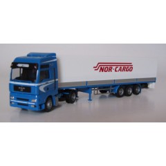 AWM 53444 MAN TGX XXL Nor-Cargo met huifoplegger"