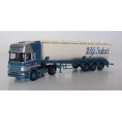 AWM 71437 Scania 4 Topline W.G. Salari Sittard met tank semi"