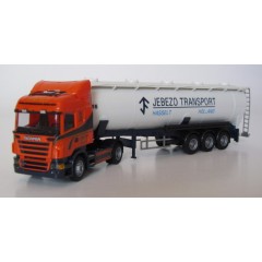 AWM 73819 Scania R Highline Jebezo Transport Hasselt Holland met silo semi