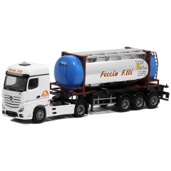 AWM 75137 Mercedes Actros met containeroplegger  "Feccia"