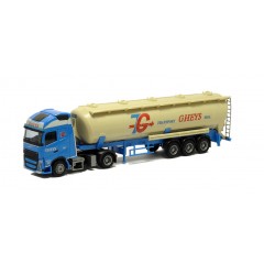 AWM 75258 Volvo GL FH XL met silo oplegger "Gheys Transport"