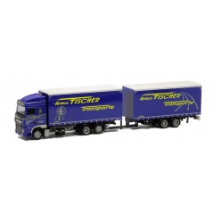 AWM DAF XF Euro 6 Tandem Gardinen "Fischer Transporte"