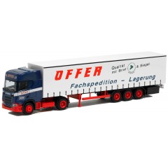 AWM 929201 Scania CR HD Gordijnentrailer "Offer Spedition"