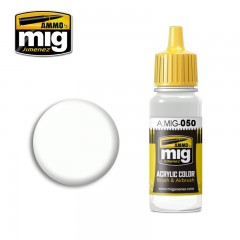 Mig 0050 Acryl Kleur Matt White Flesje 17Ml