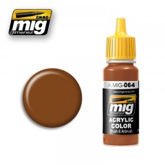 Mig 0064 Acryl Kleur Earth Brown Flesje 17Ml