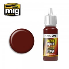 Mig 0093 Acryl Kleur Crystal Red Flesje 17Ml