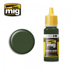 Mig 0248 Acryl Kleur Rlm 80 Olivgrün Flesje 17Ml