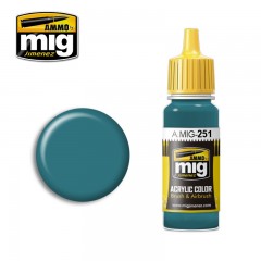 Mig 0251 Acryl Kleur Russian Blue Amt-7 Flesje 17Ml