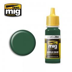 Mig 0264 Acryl Kleur Ijn Nakajima Dark Green Flesje 17Ml