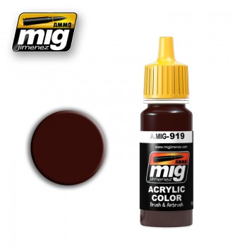 Mig 0919 Acryl Kleur Red Primer Dark Base Flesje 17Ml