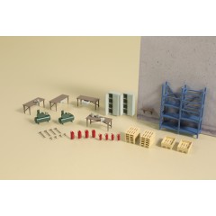 Auhagen 41666 Werkplaats accessoires / Werkstattausstattung 1:87/H0