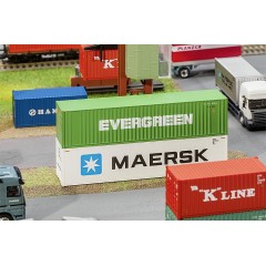 Faller 180846 40' Hi-Cube Container Evergreen H0