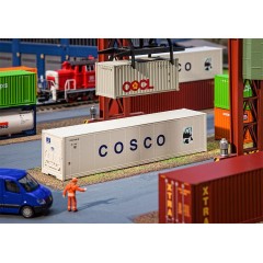 Faller 180851 40' Hi-Cube Koelkast-Container Cosco H0