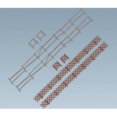 Faller 180406 Tuin- En Weidehekken 2360 Mm 4 Stuks H0