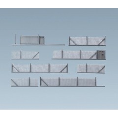 Faller 272420 Ijzeren Industrie-Omheining 370 Mm 1:160/N