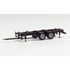 Herpa 085274 Tandem Anhanger 782m Wechselaufbau chassis