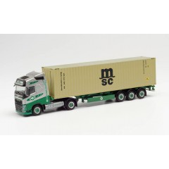 Herpa 313193 Volvo FH Gl LNG C.Sz. MSC / EKB