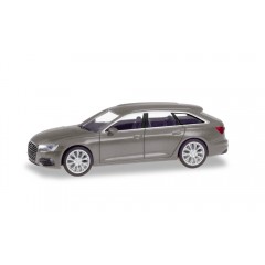 Herpa 430647003 Audi A6 Avant, grijs metallic 1:87