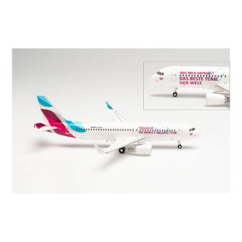 Herpa 571838 Airbus A320 Eurowings Teamflieger 1:200