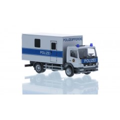 Rietze 72510 Mercedes-Benz Atego '10 Koffer Transport Polizeipferde 1:87