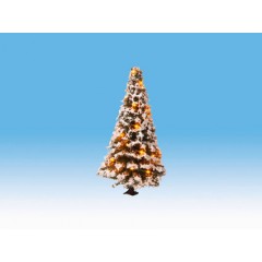 Noch Scenery 22120 Beleuchteter Weihnachtsbaum Verschneit 20 Leds 8Cm Hoch