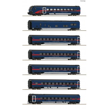 Roco 5500004 7er Set Nightjet ÖBB DC