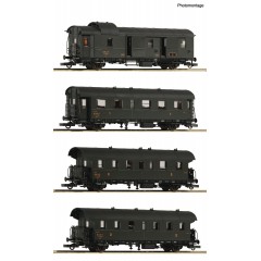 Roco 6200055 4er Set Pers.Wag. SNCF