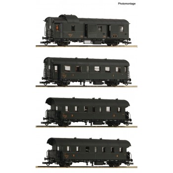 Roco 6200055 4er Set Pers.Wag. SNCF