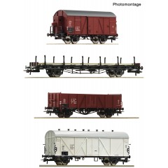 Roco 6600101 4er Set Güterzug PKP