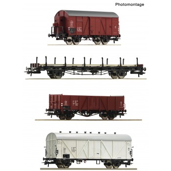 Roco 6600101 4er Set Güterzug PKP